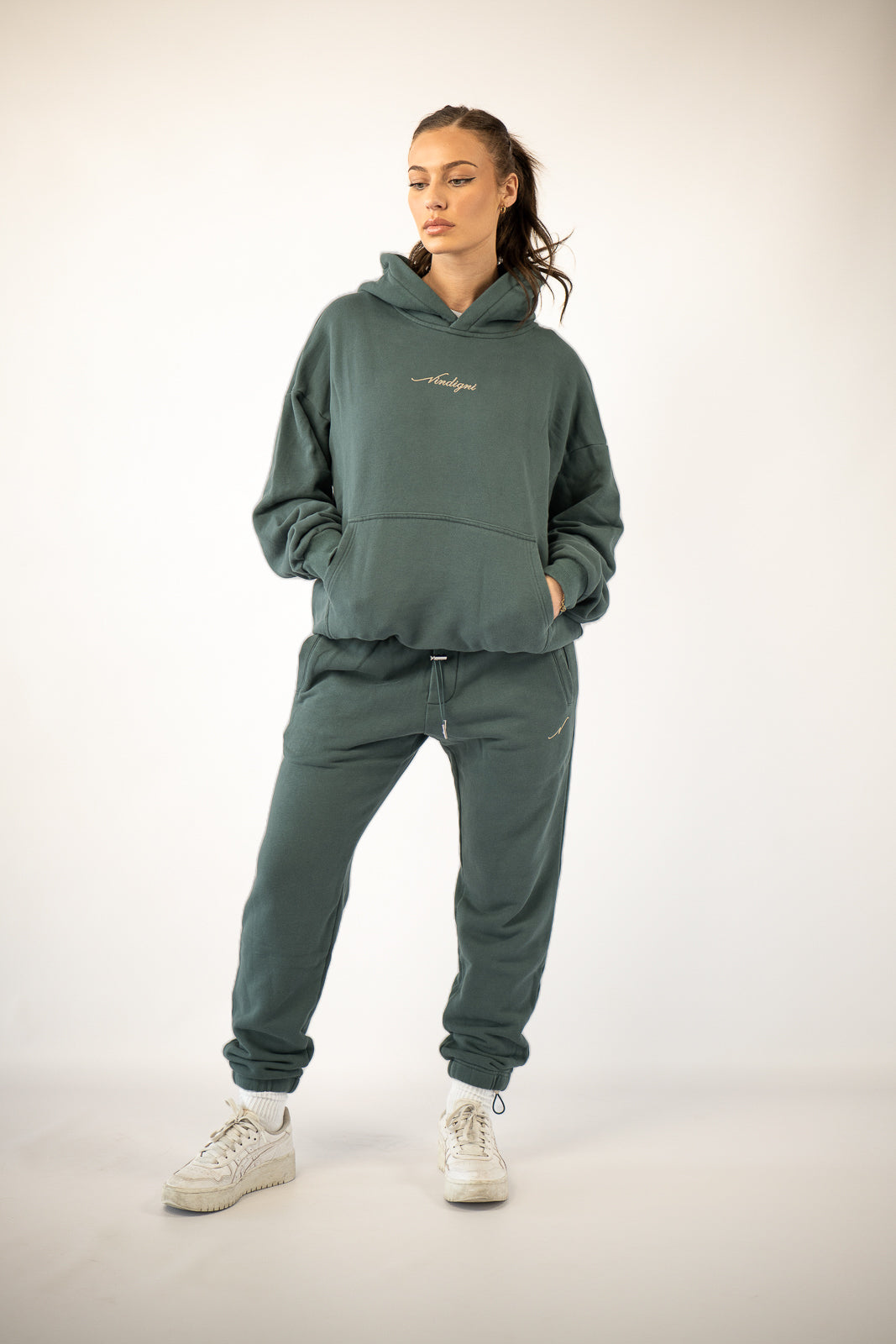 VINEYARD GREEN TRACK PANTS (FRENCH TERRY) UNISEX