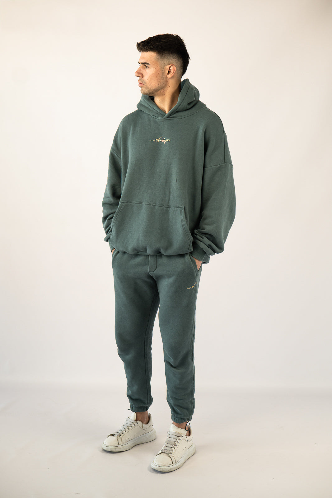 VINEYARD GREEN TRACK PANTS (FRENCH TERRY) UNISEX